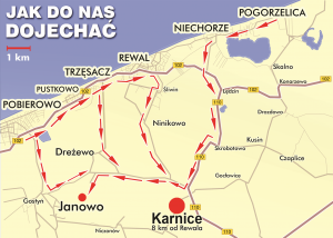 Wioska Artystyczna Janowo - jak do nas dojechać